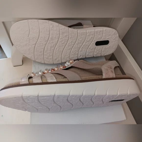 Remonte Jocelyn 47 Elegant Beaded Sandals Size 7 - Picture 6 of 9